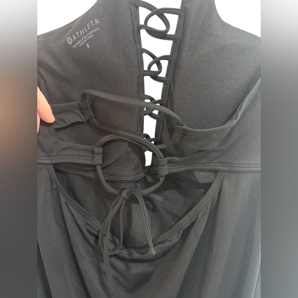 Athleta Halter Bathing Suit Dress Cover Up Athletic Dress Nylon Small - Picture 6 of 7